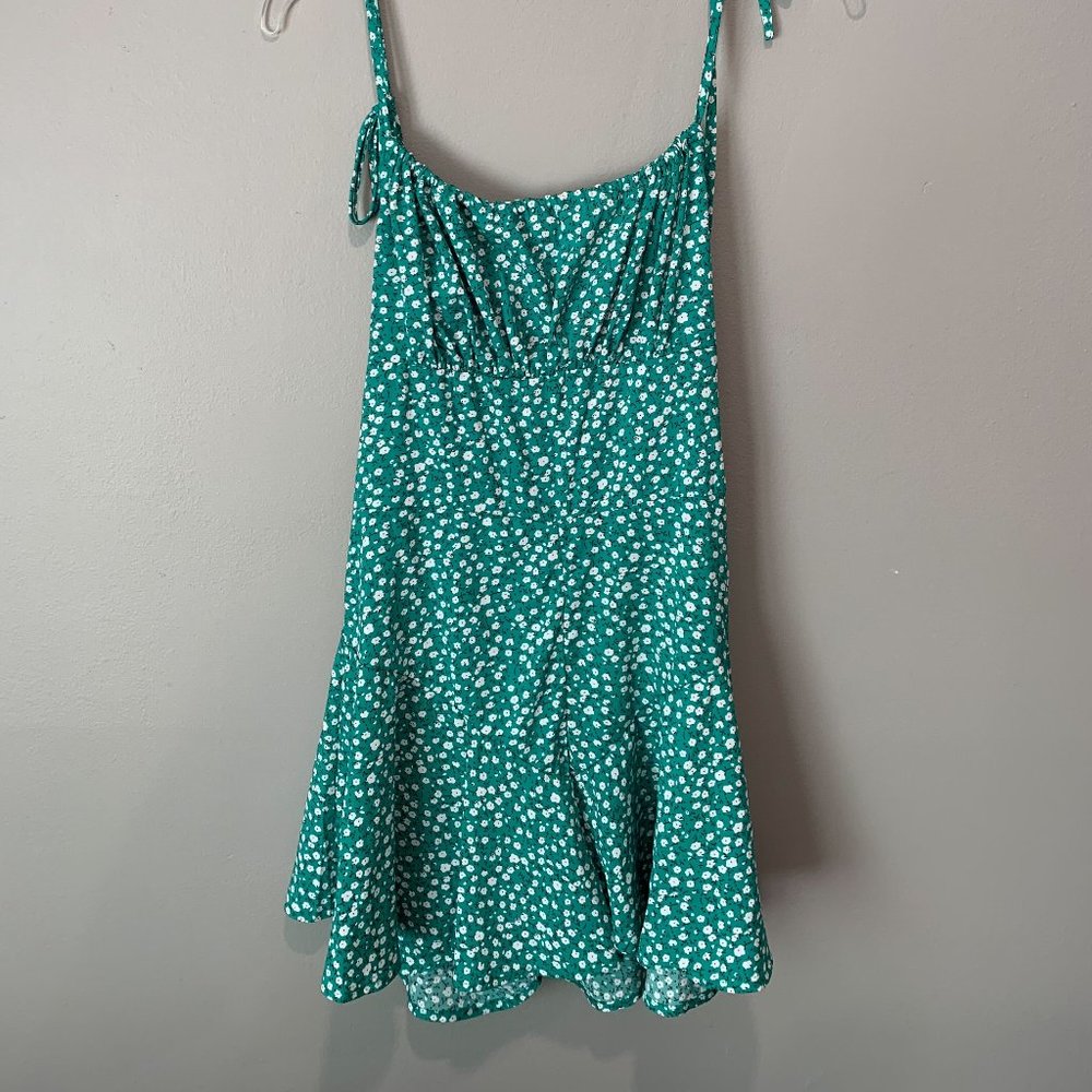 Jeanewpole1 Green Floral Romper
